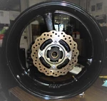 Used- 2011 Kawasaki ZX10 Oem Rear Wheel (blk). Fixed Price $180.00.
