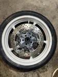04 09 Yamaha Front Wheel Rotor Tire Straight 5SL-25168-00-35. Fixed Price $119.95.