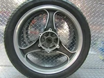 85 86 Kawasaki Eliminator Oem Front Wheel Assembly 41073-1315-J9. Fixed Price $222.22.