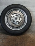 2003 Harley-davidson Road King Front Wheel American Elite Tire Rim Hub Rotor 16". Fixed Price $174.99.