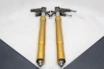 2005 Kawasaki Ninja ZX6R Front Forks Shock Suspension Set Pair Oem. Fixed Price $230.30.