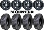 Kit Bfgoodrich Mud Terrain KM3 Tires 27X9-14 On Moose 23X Matte Black Can. Fixed Price $1523.47.