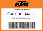 Ktm Genuine Rear Wheel Cpl. Orange - 93010001044EB. Fixed Price $416.81.