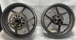 05-06 Kawasaki Ninja ZX6R 636 Front Back Rear Wheels Rims Hub Sprocket. Fixed Price $369.80.