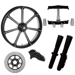 Mission Eclipse 23" Wheel Tire Single Side W/ Raked Triple Trees Lowers & Slider. Fixed Price $4199.95.