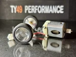 Racing Kit Pro: 35K Rpm S-can, Rear Aluminum Wheels, Slick Tires, Guide. Fixed Price $80.00.