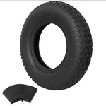 Upgrade 4.80/4.00-8 Tire And Inner Tube Set Thick Replacement Pneumatic Rub.... Fixed Price $47.61.