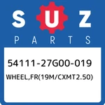 54111-27G00-019 Suzuki WHEEL,FR(19M/CXMT2.50) 5411127G00019, New Genuine Oem Par. Fixed Price $977.30.