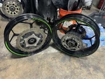 2013-2017 Kawasaki Ninja EX300 Front And Rear Rim Straight. Fixed Price $349.99.