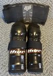Fox Racing Youth Turbo Kidney Belt Adjustable Sizing & Thor Knee/shin Guards. Fixed Price $25.00.