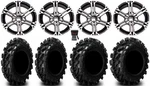Itp SS212 12" Wheels Machined 26" Swamp Lite Tires Honda Foreman Rancher Sra. Fixed Price $949.92.