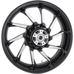 Coastal Moto Black Rear 18" X 5.5" Hurricane Precision Wheel 3D-HUR185BC-ABS. Fixed Price $899.95.