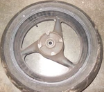 1999 Honda 180/55-17 Rear Rim Tire Wheel Back 17" #68. Fixed Price $159.95.