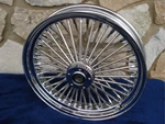 21X3.5" Dna 08-UP Abs Mammoth 52 Fat Spoke Front Wheel For Harley Touring Bagger. Fixed Price $709.00.