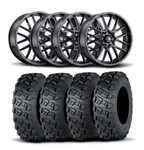 Itp Hurricane 18" Matte Black Wheels And Versa Cross Xtr Tires 33X10-18. Fixed Price $1930.52.