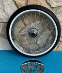 21X3.5" 60 Spoke Front Wheel 120/70-21 Www Shinko Tire Kit Harley Deluxe 2007-UP. Fixed Price $1649.00.