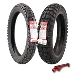 Kenda Big Block 100/90B19 Front & 140/80B18 Rear Tubeless Tire Set With Keychain. Fixed Price $200.72.
