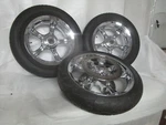 Harley Davidson Tri-glide Trike Chrome Anarchy Wheel Set 18" Front + 16" Rear. Fixed Price $2699.99.