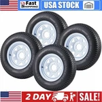 Set Of ST205/75D14 Trailer Tires & Wheels 14" Rims Lug On 4.5" 6PR. Fixed Price $254.59.