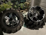 Itp Mega Mayhem Tires On Ss 212 Machined Wheels 4/110. Fixed Price $500.00.