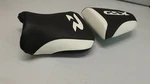 Black Carbon Textu/white Front/rear Seat Covers Fits Suzuki Gsx 600R 750R 04 05. Fixed Price $85.00.