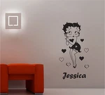 Betty Boop & Name Personalised Wall Sticker Disney Children's Bedroom Vinyl. Fixed Price $28.79.