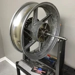 97-98 Honda Cbr F3 Rear Wheel With Rotor Chrome 42650-MAL-G00ZC. Fixed Price $100.00.