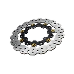 Black 7 Holes Front 11.8" Brake Rotor For Harley 09-LATER Touring Agitator Wheel. Fixed Price $159.95.