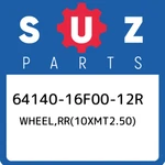 64140-16F00-12R Suzuki WHEEL,RR(10XMT2.50) 6414016F0012R, New Genuine Oem Part. Fixed Price $621.46.
