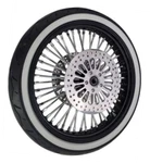 21X3.5 48 Blk Fat Spoke 00-07 Wheel 120/70-21 Shinko Tire Kit For Harley Touring. Fixed Price $1899.00.