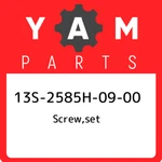 13S-2585H-09-00 Yamaha Screw,set 13S2585H0900, New Genuine Oem Part. Fixed Price $41.36.