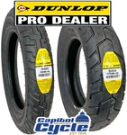 Dunlop D404 Front And Rear Set 110/90-19 170/80-15 Blackwall 2. Fixed Price $282.42.