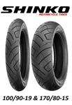Shinko 777 Tire Set 100/90-19 & 170/80-15 Honda Shadow VT600C 88-08. Fixed Price $242.17.