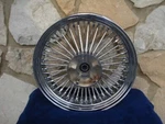 18X5.5" Mammoth 52 Spoke Rear Wheel For 09-UP Harley Touring (abs) Models. Fixed Price $929.00.