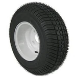 American Tire 3H330 205/65-10 & Wheel (b) 4 Hole White. Fixed Price $148.72.