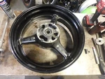 Honda Cbr 1000RR 08-11 Rear Wheel, Measured Straight 10/13/22. Fixed Price $149.99.