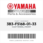 Yamaha Genuine Cast Wheel, Front 3B3-F5168-01-33 Oem. Fixed Price $320.00.