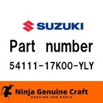 54111-17K00-YLY Suzuki WHEEL,FR(17M/CXMT3.50)(BLUE) 5411117K00YLY, New Genuine O. Fixed Price $516.36.