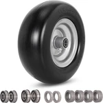 Rutu 11X4.00-5 Flat Free Tire And Wheel Assembly With 3/4" Precision Bearings Or. Fixed Price $50.25.