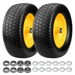 2PCS 15X6.00-6 Solid Tires Yellow Rim),. Fixed Price $150.99.