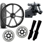 Rc 26 Mission Eclipse Wheel Tire Neck Rake Front End Package Harley Dual Disc. Fixed Price $5199.95.