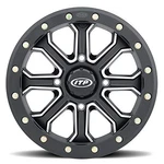 4/137 Itp Inertia Beadlock Wheel 15X7 6.0 + 1.0 Matte Black/machined. Fixed Price $283.66.