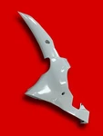 08-12 Yamaha YZF-R6 Left Mid Upper Side Fairing Cowl 13S-28385-00. Fixed Price $72.99.