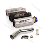 For Suzuki Gsxr 600 750 2008-2010 Slip On Exhaust System Mid Link Pipe Muffler. Fixed Price $101.60.