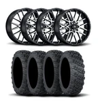 Itp Hurricane 18" Machined Black Wheels And Versa Cross Xtr Tires 35X10-18. Fixed Price $2214.27.