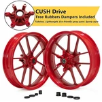 Tubeless 17" Cush Drive Supermoto Wheels For Honda CRF250R CRF450R 04-12 CR125R. Fixed Price $390.00.