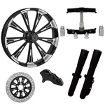 Raider Eclipse 23" Wheel Tire Single Side W/ Raked Triple Trees Lowers & Sliders. Fixed Price $4199.95.