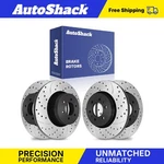 Front Rear Drilled Slotted Brake Rotors Ford, F-150 2012-2020. Fixed Price $157.60.