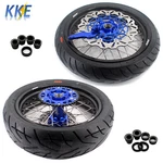 Kke 17'' Supermoto Wheels Tires Set For Ktm Exc Sx Xc-f Xcw 125-530CC 2003-2026. Fixed Price $1049.00.