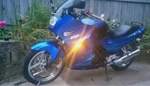 Kawasaki Ninja EX250R Chrome Wheels Rims Tires 88-07. Fixed Price $225.00.